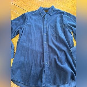 Royal Robbins Men’s long sleeve shirt.  Size Large.  Corduroy cotton fabric.